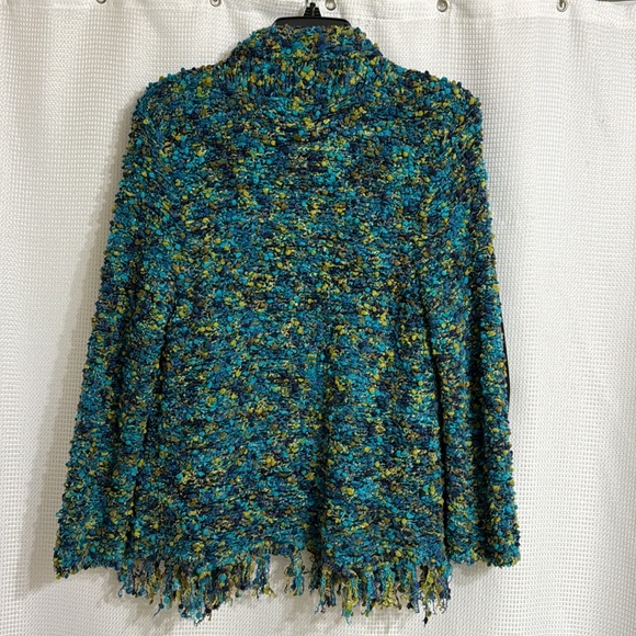 Ruby Rd. nubby open front jacket. Size PL - Picture 2 of 5